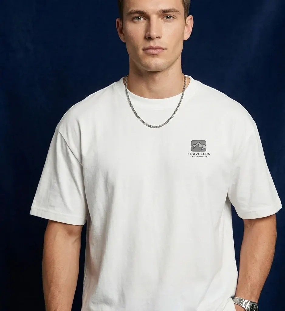 The Travelers Tee – White