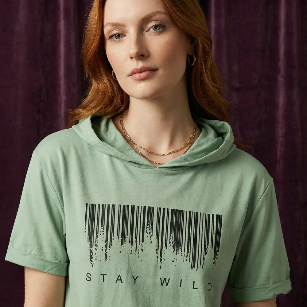 The Sage Flock Hooded Tee