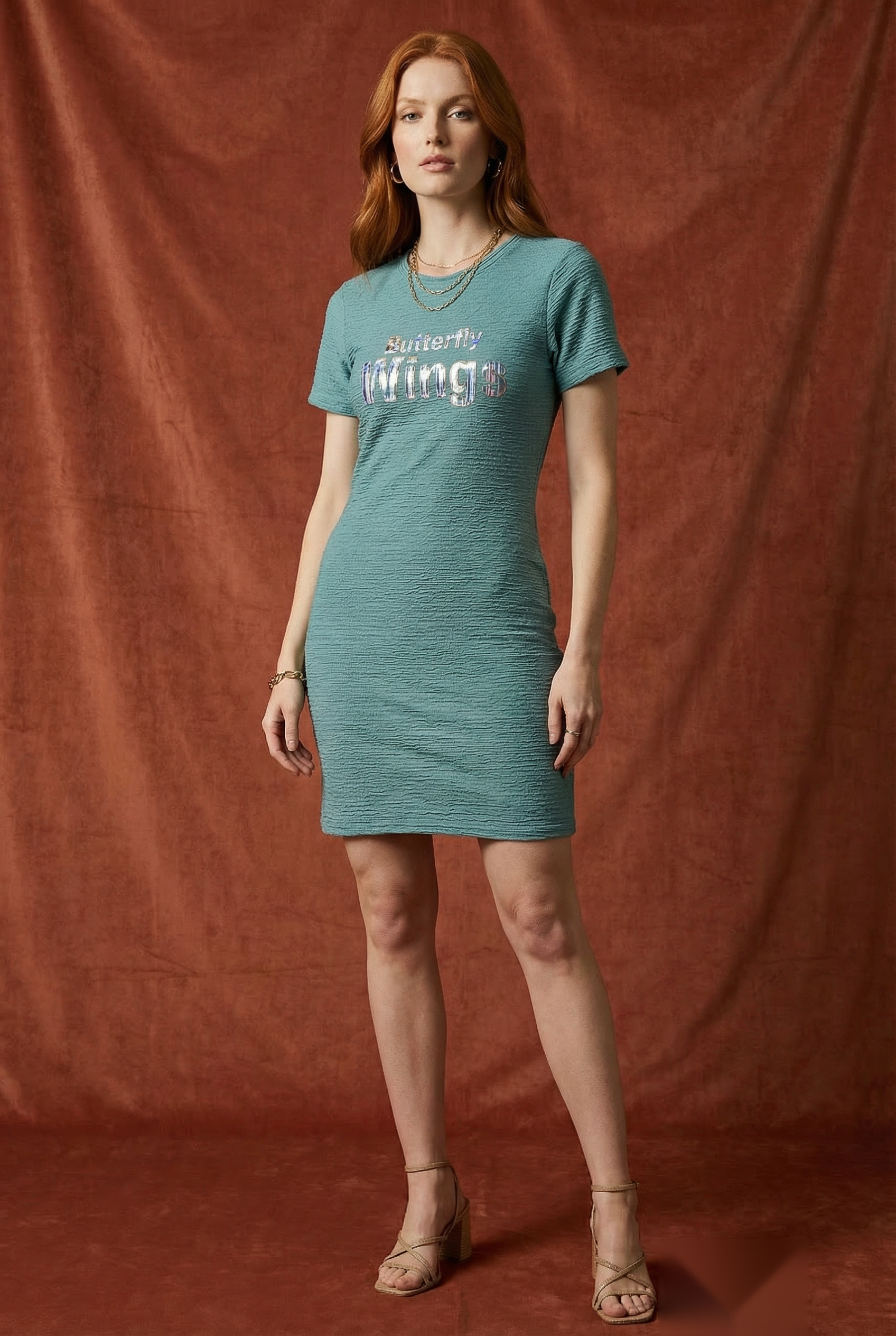 The Sea Glass Slogan Dress