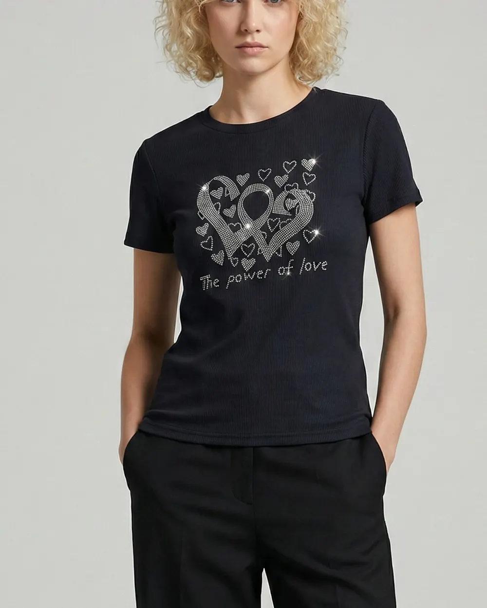 The Crystal Heart Tee – Black — 3
