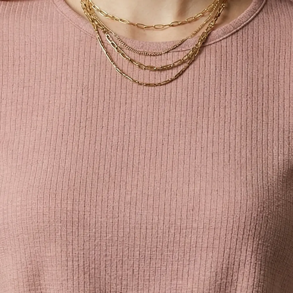 The Tie-Hem Top – Rose — 2