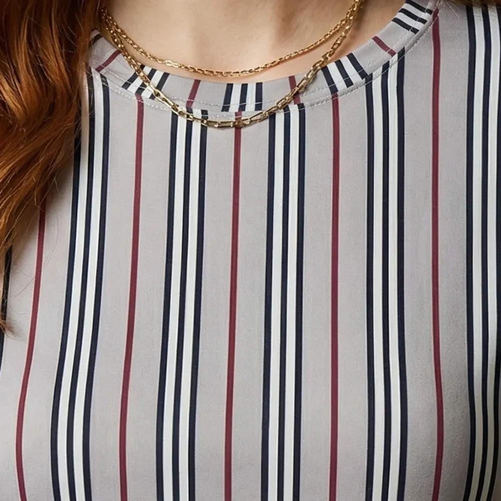 The Grommet Stripe Tee – Gray — 2