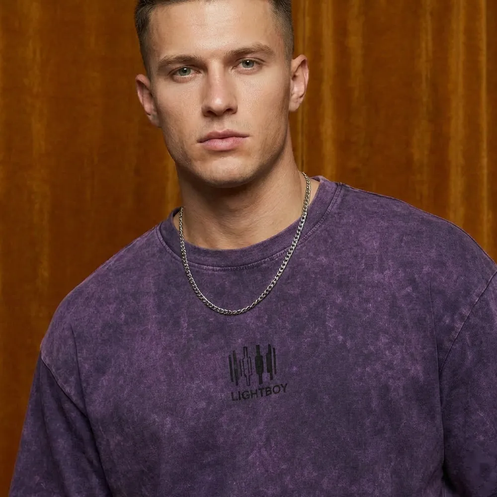 The Aubergine Wash Tee