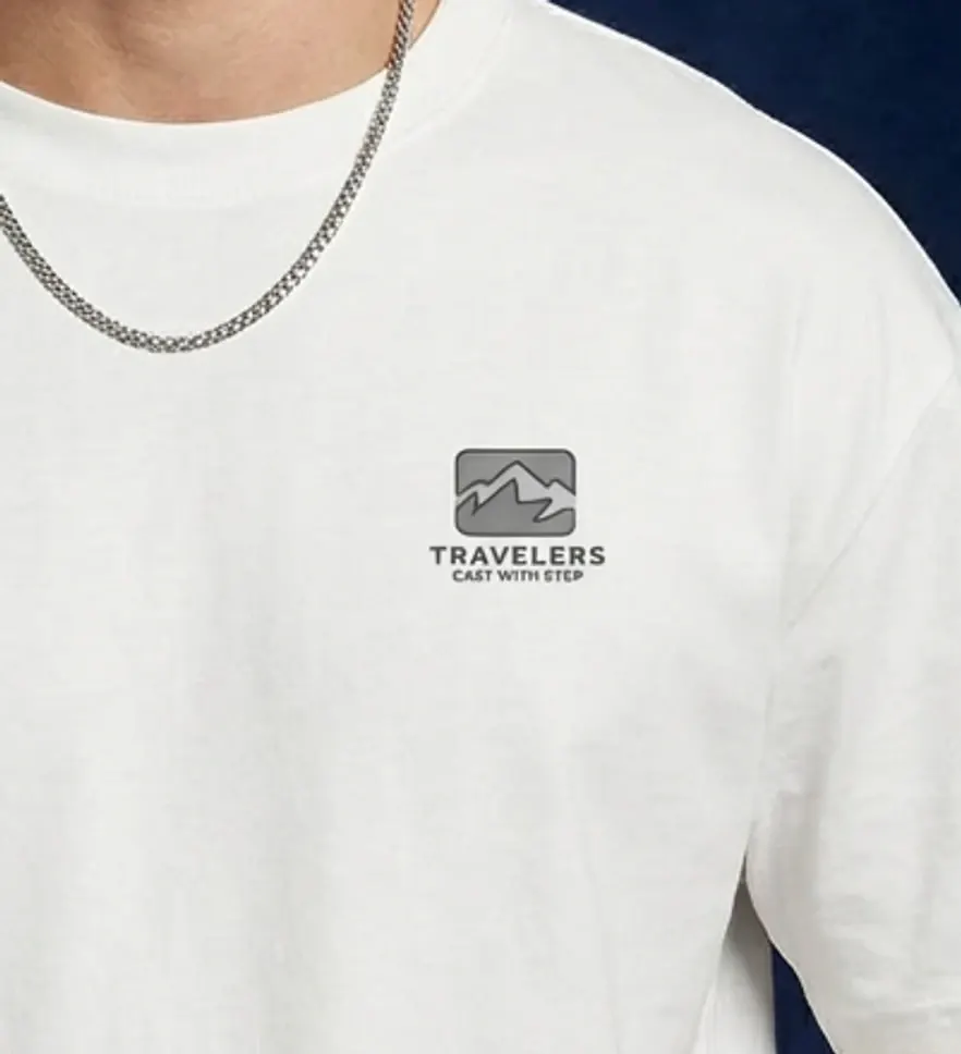 The Travelers Tee – White — 2
