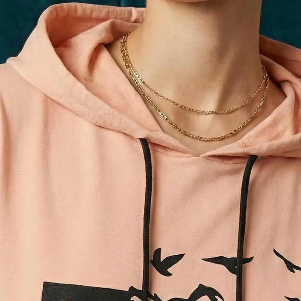 The Freedom Hooded Tee – Peach — 2