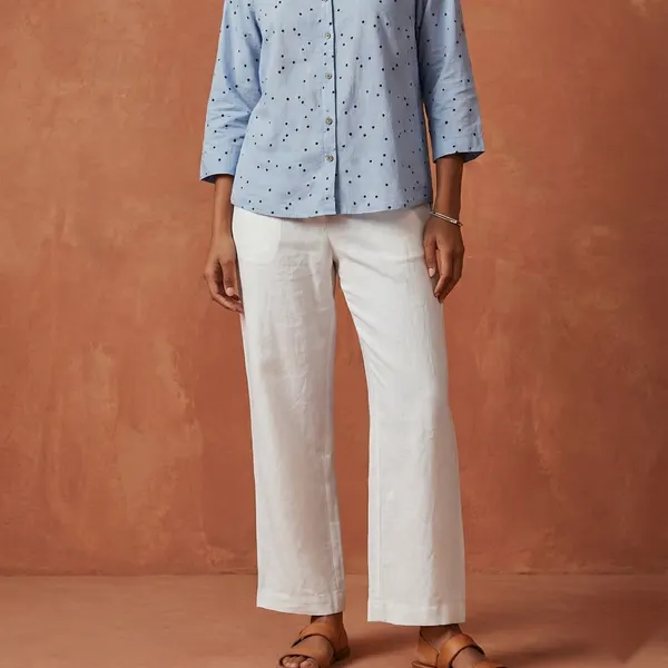 The Chambray Spot Blouse