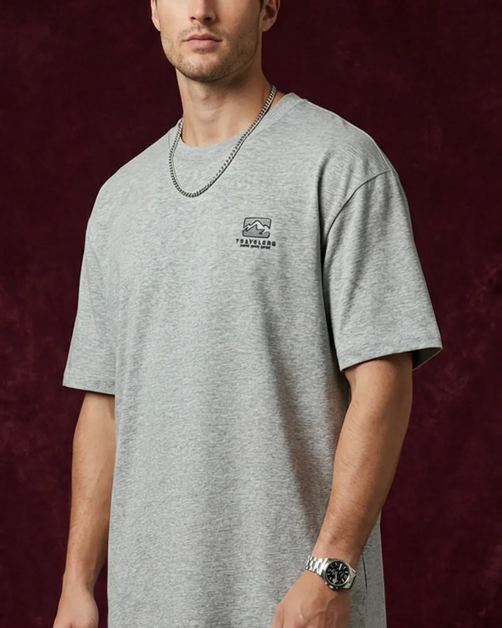 The Travelers Tee – Gray — 4