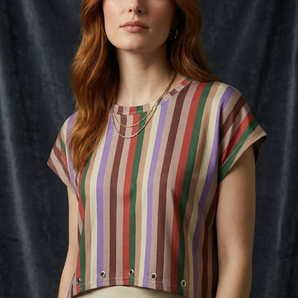 The Terracotta Stripe Tee