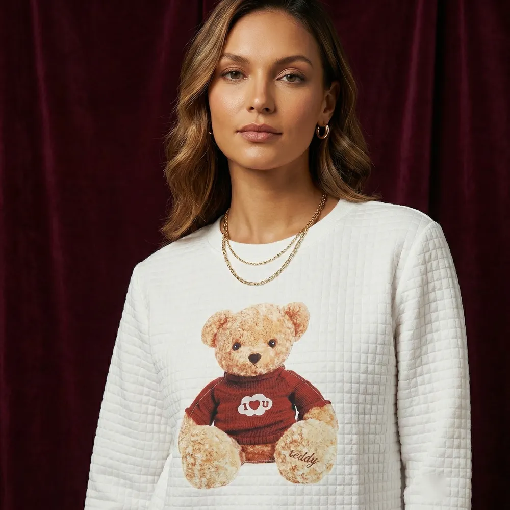 The Sweetheart Teddy Sweatshirt