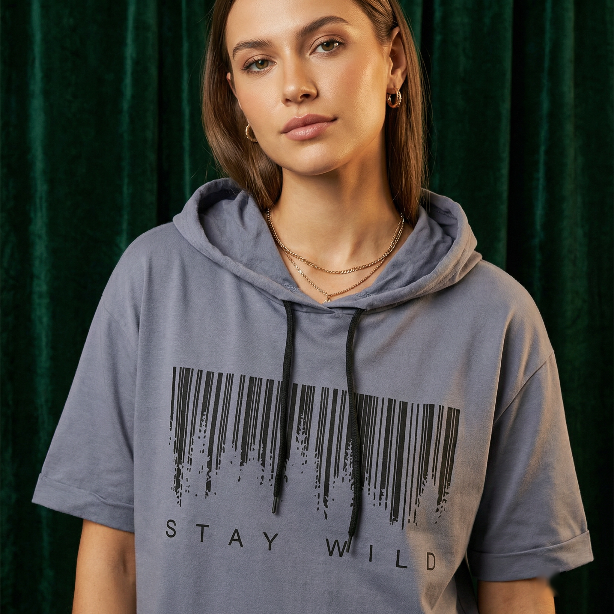 The Stay Wild Hooded Tee