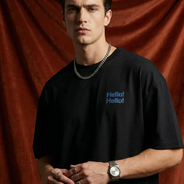 The Hello Tee – Black