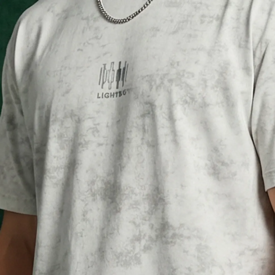 The Mottled Tee – Gray — 4