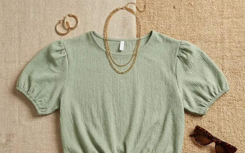 A sage tee, made to be worn