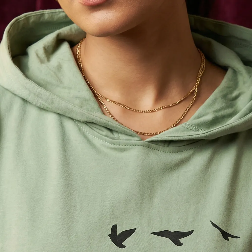 The Freedom Hooded Tee – Sage — 2