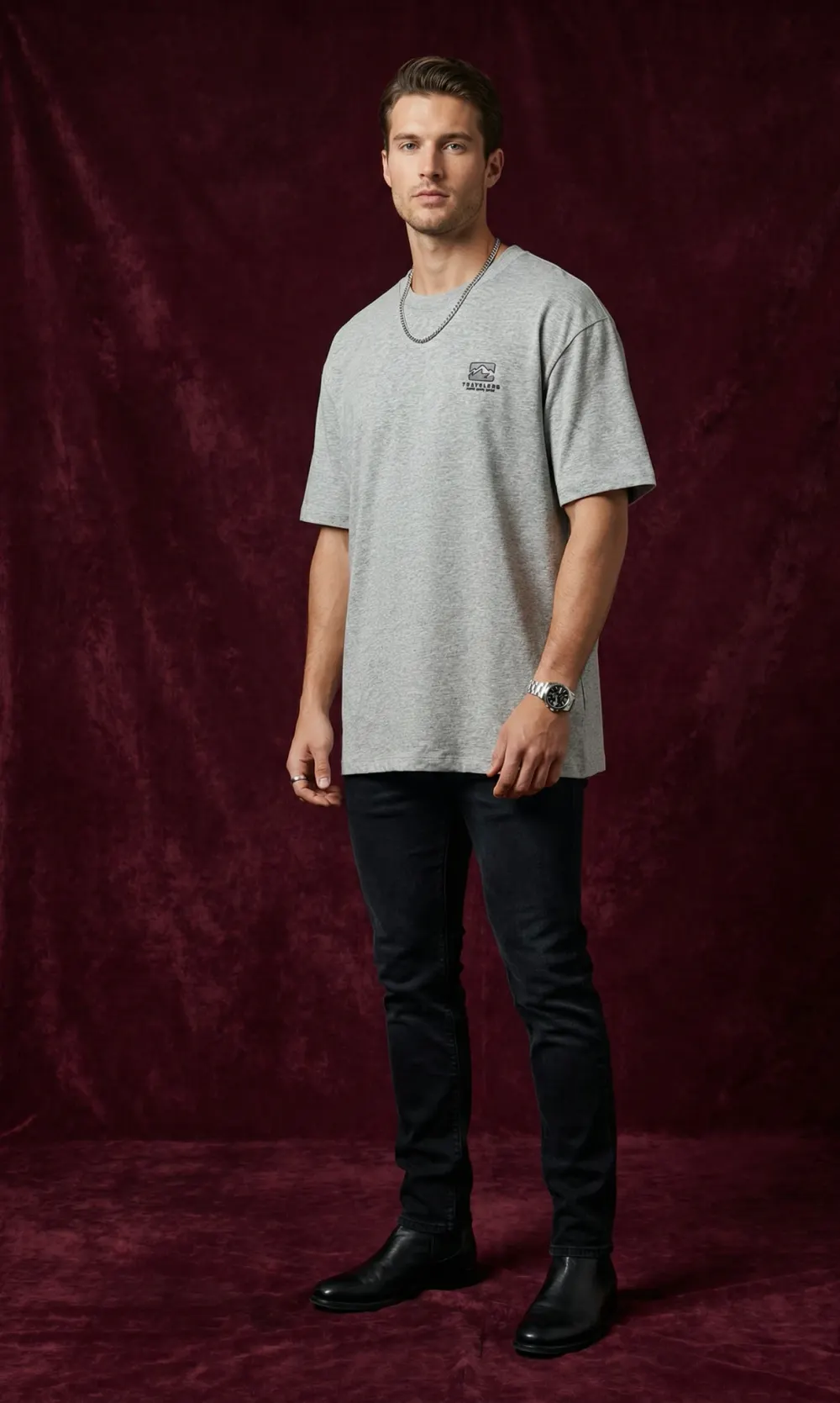The Travelers Tee – Gray